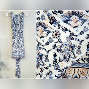 Sz 8 -- Fleur Bleue women's romper